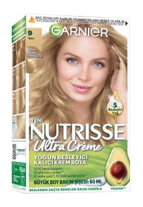 Garnier Saç Boyası - Garnier Nutrisse Ultra Creme 9 Sarı