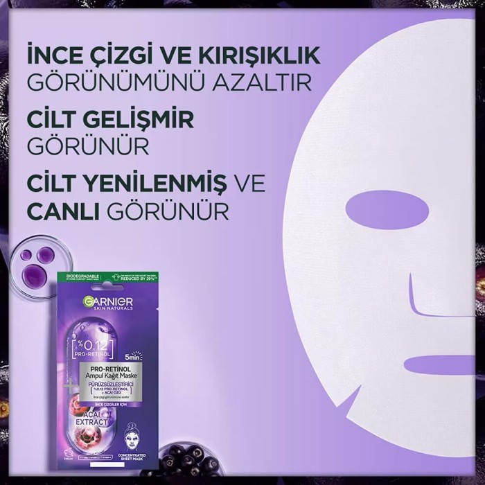 Garnier Pro-Retinol Ampoule Maske 19 Gr - 4
