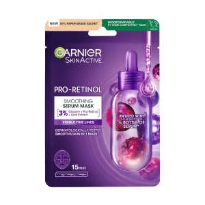 Garnier Pro-Retinol Smoothing Serum Maske 22 Gr - Garnier Cilt