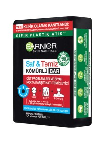 Garnier Saf&Temiz Siyah Nokta Karşıtı Kömürlü Bar 100 Gr - Garnier Cilt