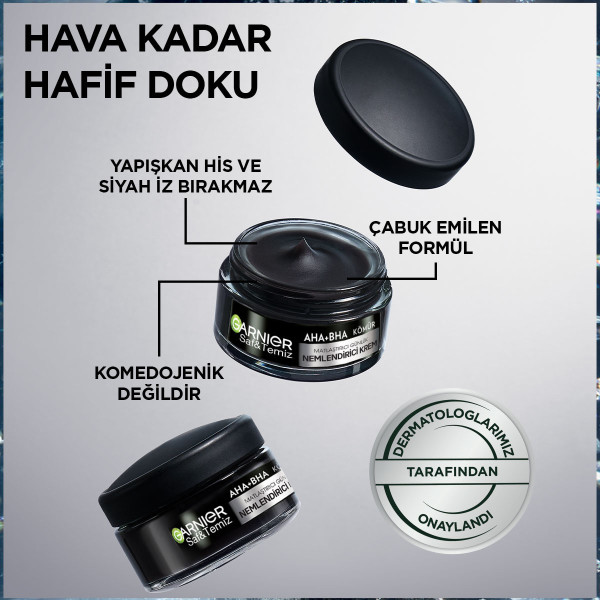 Garnier Saf ve Temiz Kömür Matlaştırıcı Günlük Nemlendirici Krem 50 Ml - 7