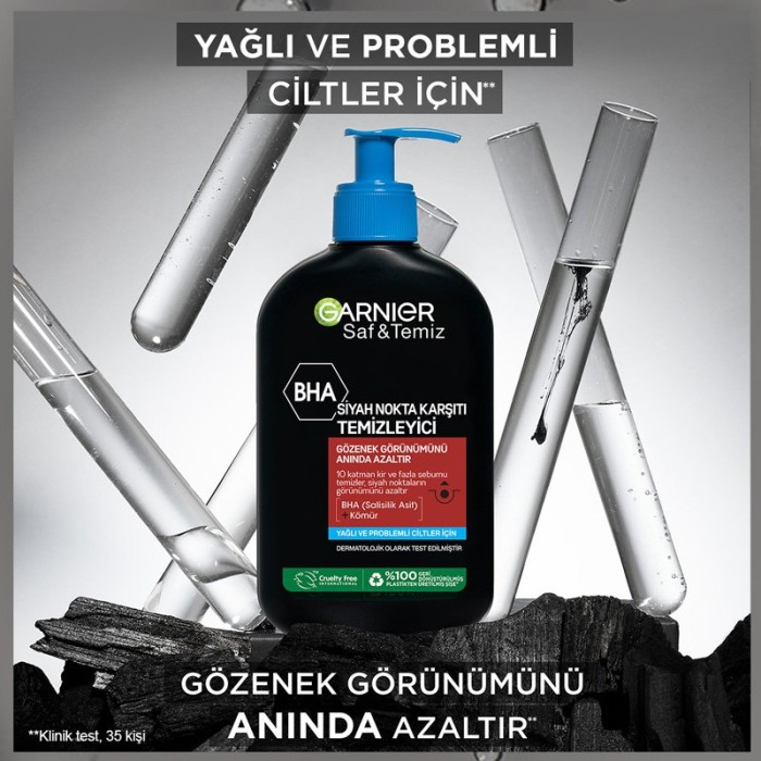 Garnier Saf&Temiz Kömür Temizleme Jeli 200 Ml - 2