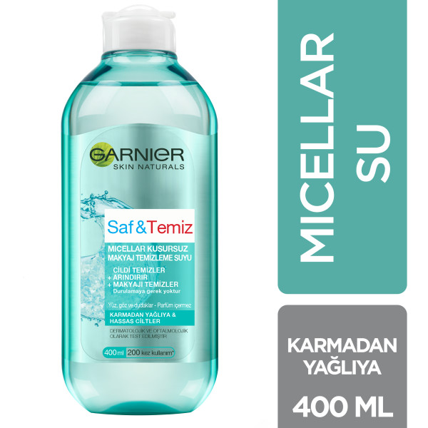Garnier Saf&Temiz Micellar Kusursuz Makyaj Temizleme Suyu 400 Ml - 2