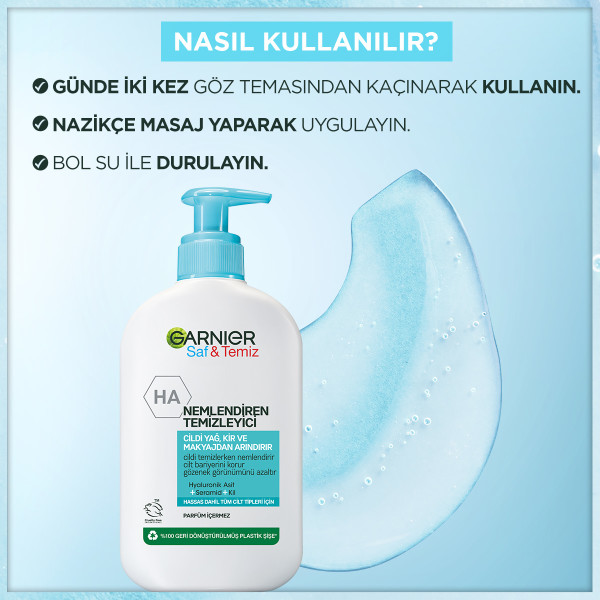 Garnier Saf&Temiz Nemlendiren Temizleyici 250 Ml - 8