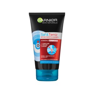 Garnier Cilt - Garnier Saf&Temiz Siyah Nokta Karşıtı Kömürlü 3'ü 1 Arada 150 Ml