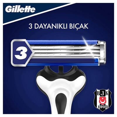Gillette Blue 3 Beşiktaş Kullan At Tıraş Bıçağı 6'lı - 2