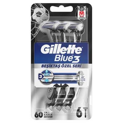Gillette Blue 3 Beşiktaş Kullan At Tıraş Bıçağı 6'lı - 1