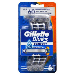 Gillette - Gillette Blue 3 Comfort Kullan At Tıraş Bıçağı 6'lı