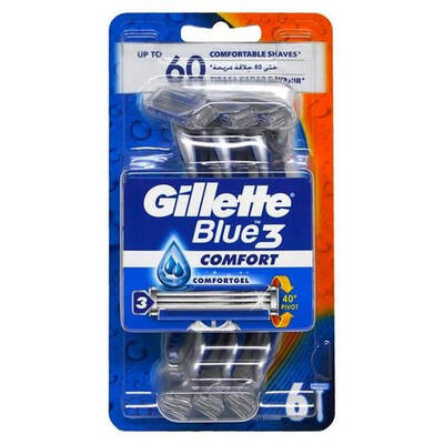 Gillette Blue 3 Comfort Kullan At Tıraş Bıçağı 6'lı - 1