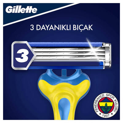 Gillette Blue 3 Fenerbahçe Kullan At Tıraş Bıçağı 6'lı - 2