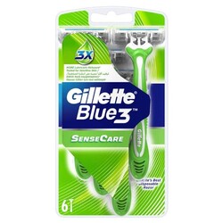 Gillette - Gillette Blue 3 Sensecare Kullan At Tıraş Bıçağı 6'lı