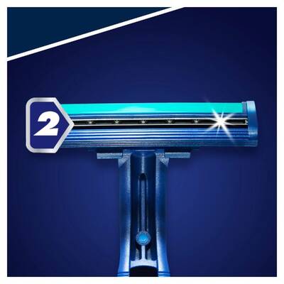 Gillette Blue II Plus Kullan At Tıraş Bıçağı 10'lu - 4