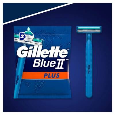 Gillette Blue II Plus Kullan At Tıraş Bıçağı 10'lu - 8
