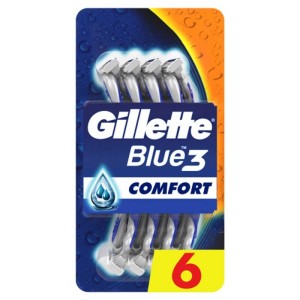 Gillette Blue3 Comfort Kullan At Tıraş Bıçağı 6'lı - 1
