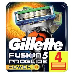 Gillette - Gillette Fusion Proglide Power Yedek Tıraş Bıçağı 4'lü