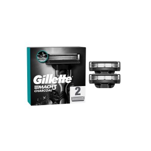 Gillette Mach3 Charcoal Yedek Tıraş Bıçağı 2'li - Gillette