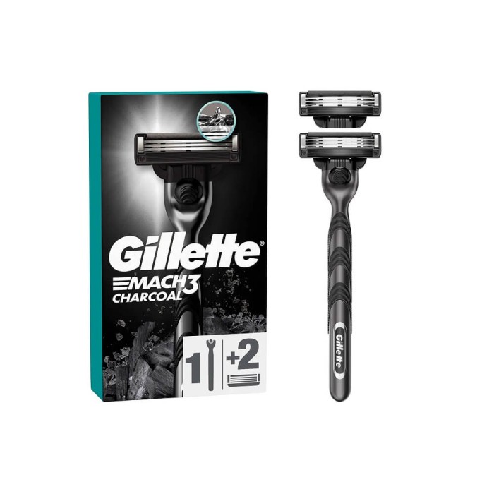Gillette Mach3 Charcoal Yedekli Tıraş Makinesi - 1