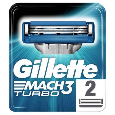 Gillette Mach3 Turbo Yedek Tıraş Bıçağı 2'li - 2