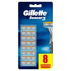 Gillette - Gillette Sensor3 Yedek Tıraş Bıçağı 8'li