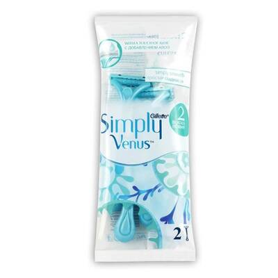 Gillette Simply Venus 2 Kullan At Kadın Tıraş Bıçağı 2'li - 1