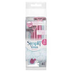 Gillette Simply Venus 3 Basic Kadın Kullan At Tıraş Bıçağı 4'lü - Gillette