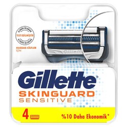 Gillette Skinguard Yedek Tıraş Bıcağı 4'lü - Gillette