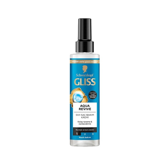 Gliss Aqua Revive Sıvı Saç Kremi 200 Ml - 1