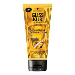 Gliss - Gliss Kur Keratin Oil Nutritive Tüp Saç Bakım Maskesi 200 Ml