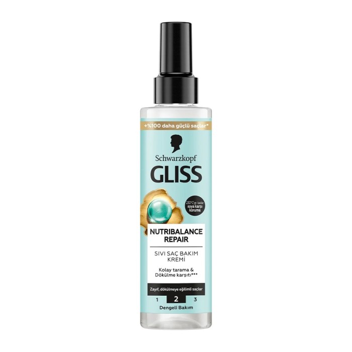 Gliss Nutri-Balance Repair Sıvı Saç Kremi 200 Ml - 1