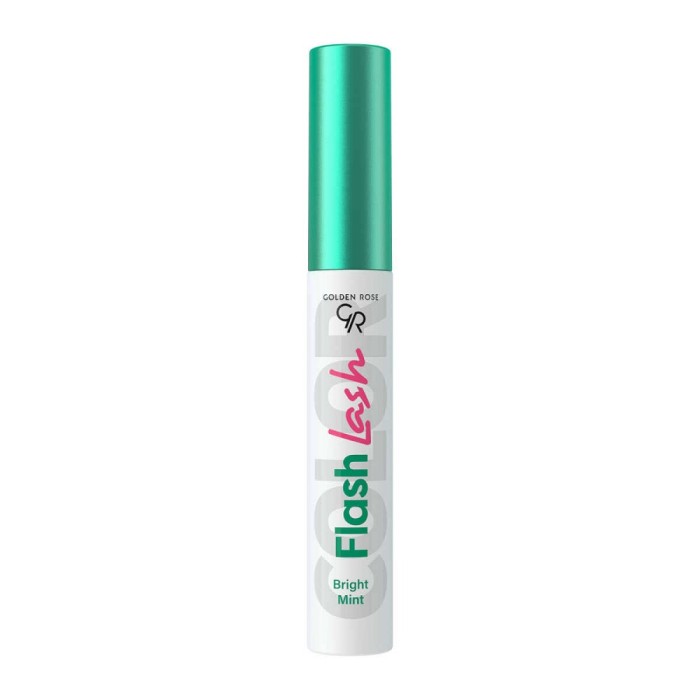 Golden Rose Flash Lash Colored Mascara 01 Bright Mint - 1
