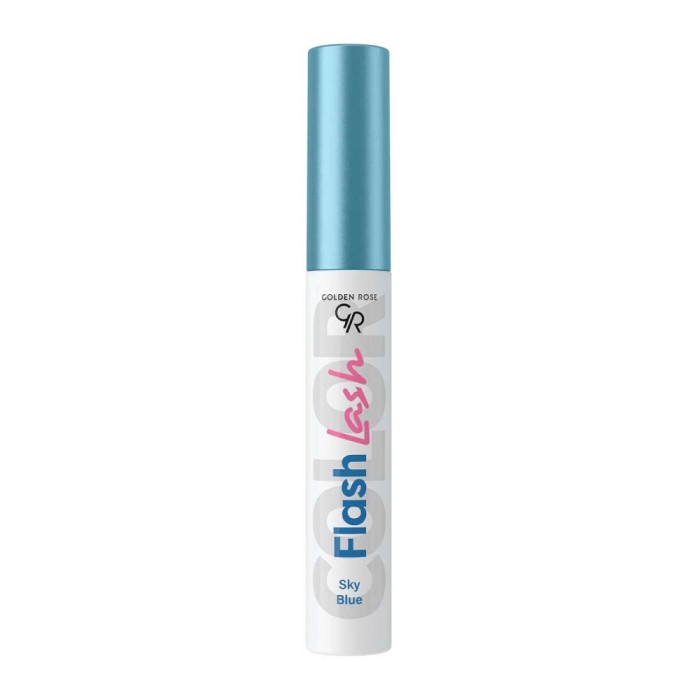Golden Rose Flash Lash Colored Mascara 03 Sky Blue - 1