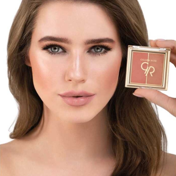 Golden Rose Iconic Blush Duo No:02 Peachy Coral - 2