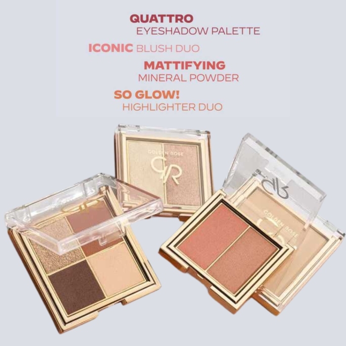 Golden Rose Iconic Blush Duo No:02 Peachy Coral - 3