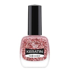 Golden Rose Keratin Nail Color Glitter No:408 - Golden Rose
