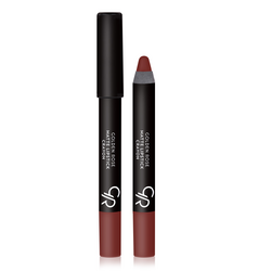 Golden Rose Matte Lipstick Crayon Ruj 01 - Golden Rose