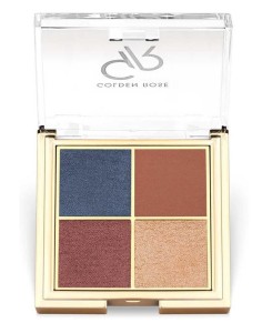 Golden Rose Quattro Eyeshadow Palette No:03 Blue Charm 