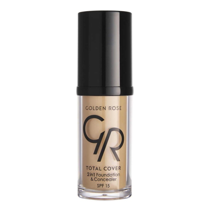 Golden Rose Total Cover 2in 1 Fondöten ve Kapatıcı 21 - 1