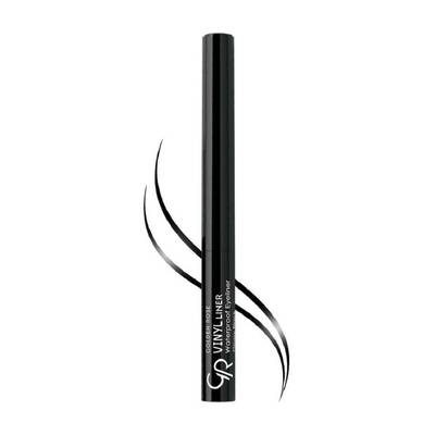Golden Rose Vinyl Waterproof Glossy Eyeliner Black - 1