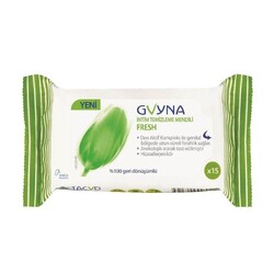 Gvyna Intim Temizleme Mendili Fresh 15'li - Gvyna