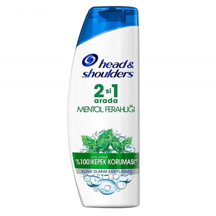 Head&Shoulders Menthol 2in 1 Şampuan 600 Ml - 1