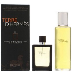 Hermes - Hermes Terre D'Hermes Pure Erkek Parfüm Edp 30 Ml + Edp Refill 125 Ml Set