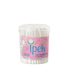İpek Kulak Temizleme Pamuğu 100'lü Yuvarlak Kutu - Ipek