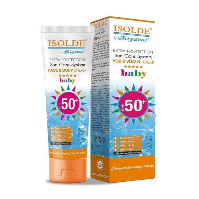 Isolde Sun Baby Güneş Koruyucu Yüz&Vücut Kremi Spf50 100 Ml - 1