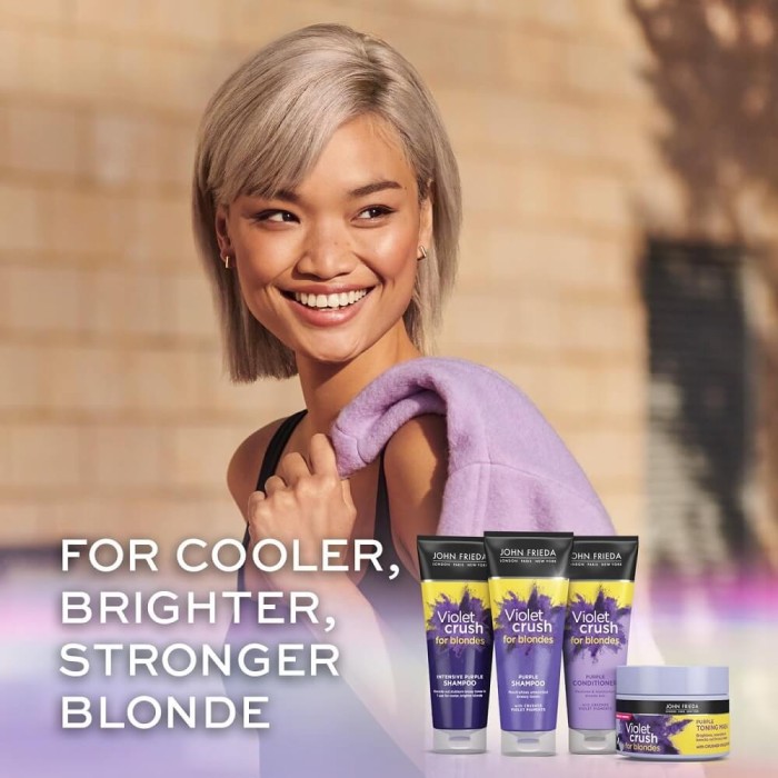 John Frieda Sarı Saçlara Özel Menekşe Özlü Violet Crush Mor Şampuan 250 Ml - 3