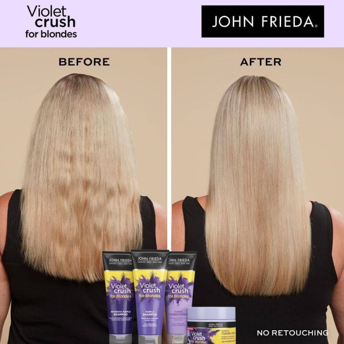 John Frieda Sarı Saçlara Özel Menekşe Özlü Violet Crush Mor Şampuan 250 Ml - 4