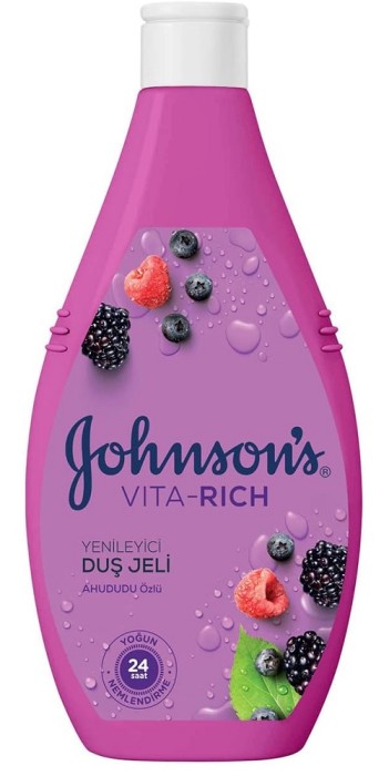Johnsons Vita-Rich Duş Jeli Ahududu Özlü Yenileyici 400 Ml - 1