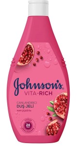 Johnson's Baby - Johnsons Vita-Rich Duş Jeli Nar Çiçeği Canlandırıcı 400 Ml