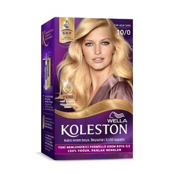 Koleston Kit Saç Boyası 10 0 Çok Açık Sarı 