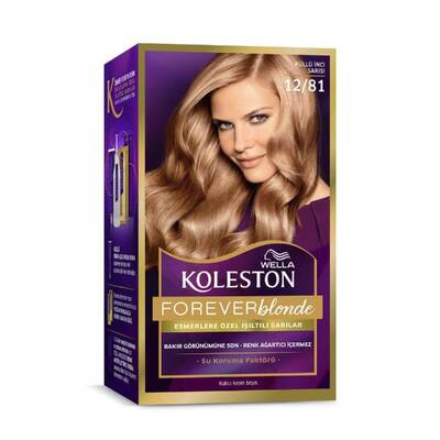 Koleston Kit Saç Boyası 12 81 Küllü İnci Sarısı - 1