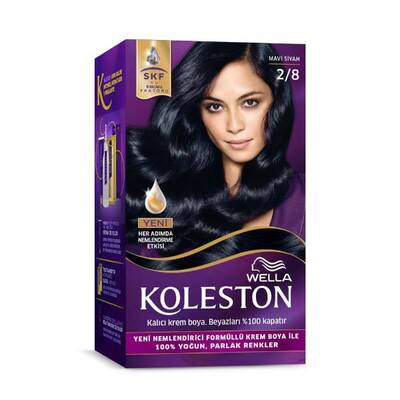 Koleston Kit Saç Boyası 2 8 Mavi Siyah - 1